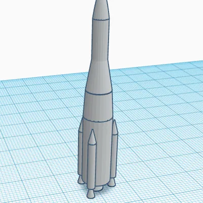 Mô hình Tên Lửa Để In 3D