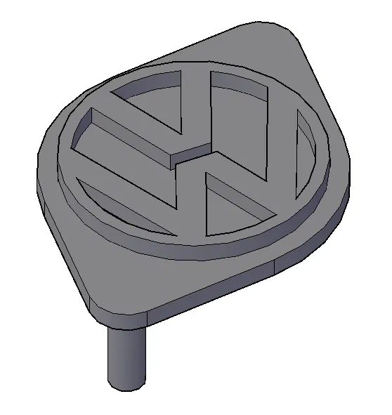 Chụp Ốp Điện Thoại Xe Volkswagen Golf Zin - Image 1