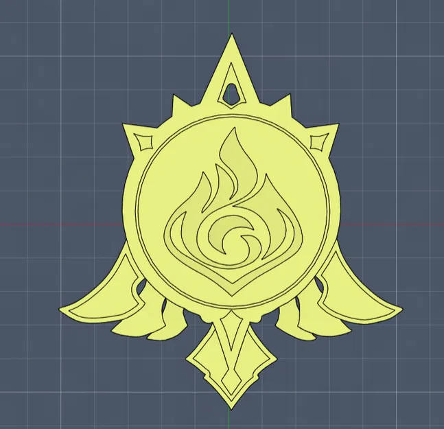 Phyro Vision - Genshin Vision - Thiết Kế SuperLite - Image 1