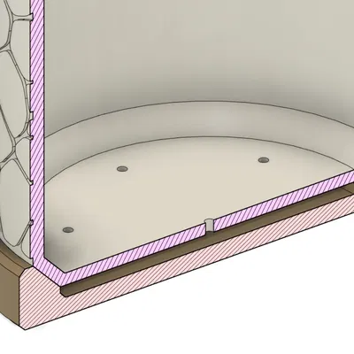 Chậu hoa số 3 - Hoa văn đá cong