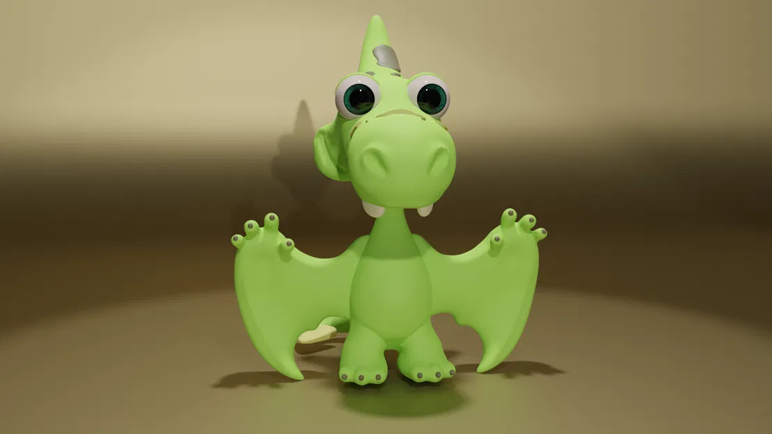 Khủng Long Pterodactyl Dễ Thương / Mô Hình Pterodactilo Đáng Yêu - Image 1