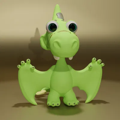 Khủng Long Pterodactyl Dễ Thương / Mô Hình Pterodactilo Đáng Yêu