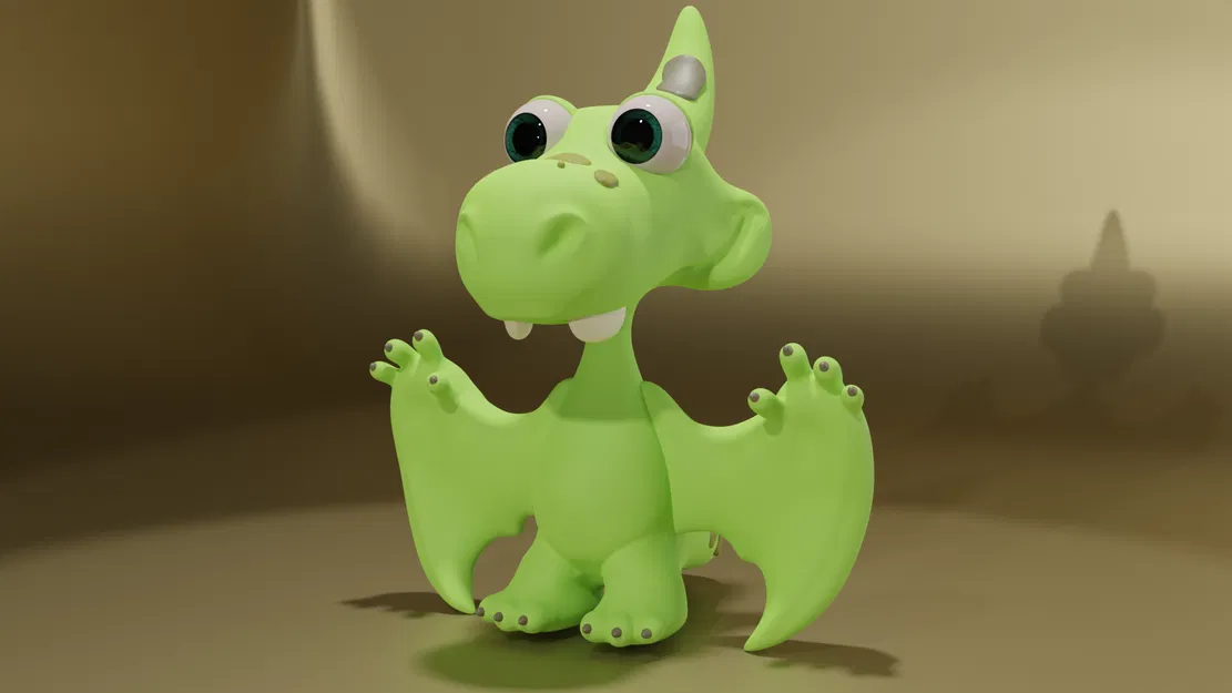 Khủng Long Pterodactyl Dễ Thương / Mô Hình Pterodactilo Đáng Yêu - Image 2