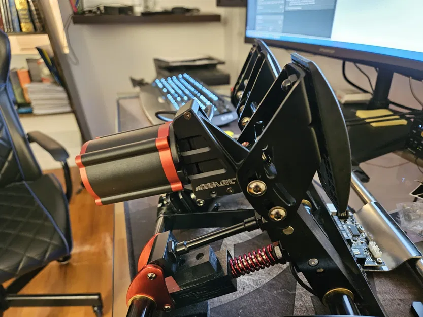 Pat Gắn SIMAGIC Haptic Reactor Lên Fanatec ClubSport Pedals V3 - Image 1