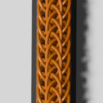 Vòng Tay Chainmail, Bện Persian Đầy Đủ