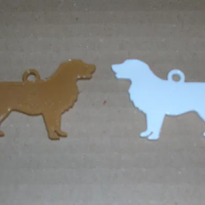 Móc Khóa Golden Retriever