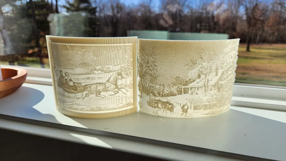 Ảnh Lithophane Mùa Đông - Image 1