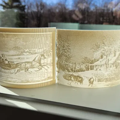 Ảnh Lithophane Mùa Đông