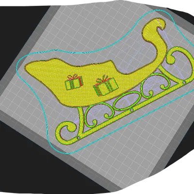 Xe Trượt Tuyết Nến LED