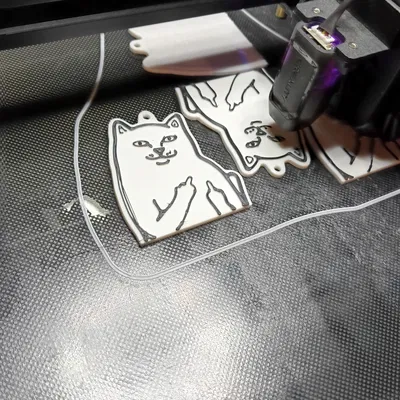 Móc Khóa Mèo RipNDip REMIX - Lord Nermal