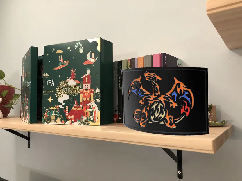 Pokemon - Charizard Lithophane - Image 1