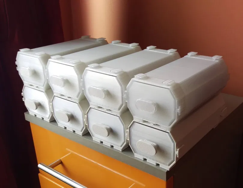 Ngăn kéo xếp chồng hình bát giác - Image 1