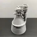 Mô hình 3D Động cơ F-1 Tên lửa Saturn V - Thumbnail 3