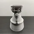 Mô hình 3D Động cơ F-1 Tên lửa Saturn V - Thumbnail 4