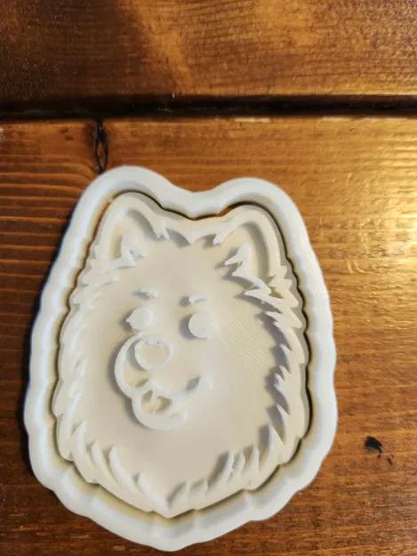 Khuôn Cắt Bánh Quy Hình Samoyed - Image 1