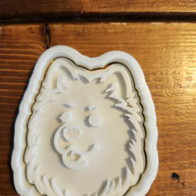 Khuôn Cắt Bánh Quy Hình Samoyed
