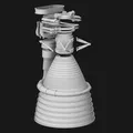 Mô hình 3D Động cơ F-1 Tên lửa Saturn V - Thumbnail 7
