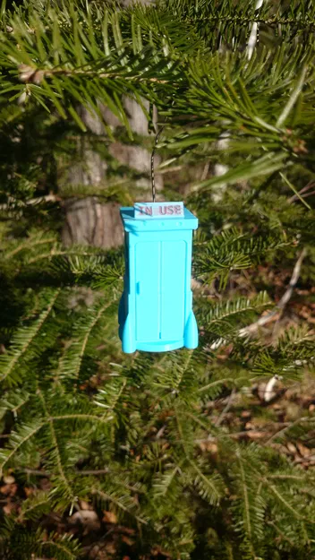 Móc Khóa Trang Trí Cây Thông Noel "Suicide Booth" Futurama - Image 1