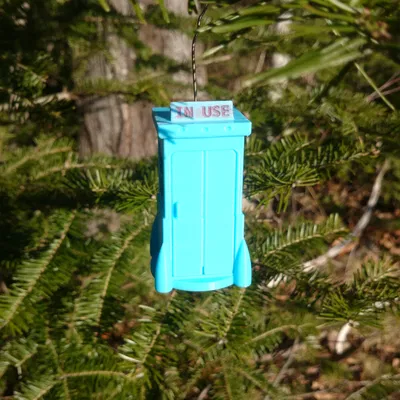 Móc Khóa Trang Trí Cây Thông Noel "Suicide Booth" Futurama