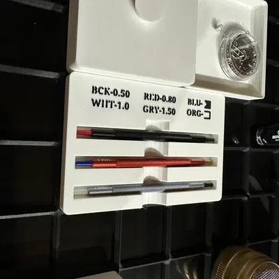 Bộ Dụng Cụ Đặt Kim Đồng Hồ Buergeon Gridfinity Cho Thợ Đồng Hồ