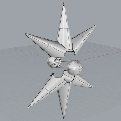 Ngôi Sao Giáng Sinh Đường Kính 202mm Có 6 Cánh