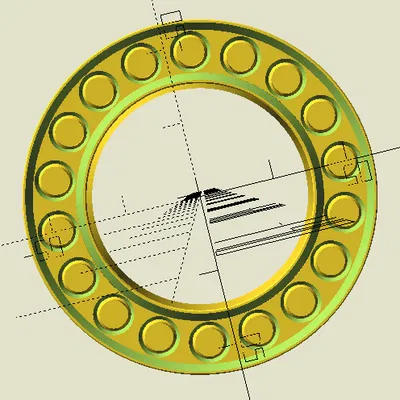 Vòng bi 6906 (mô hình SCAD)