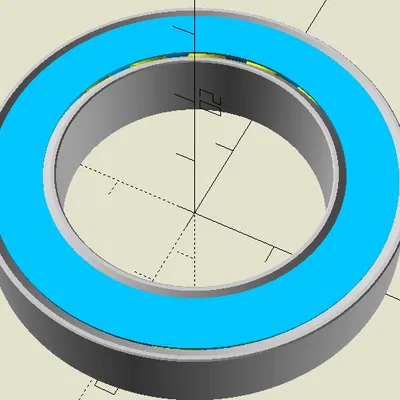 Vòng bi 6906 (mô hình SCAD)