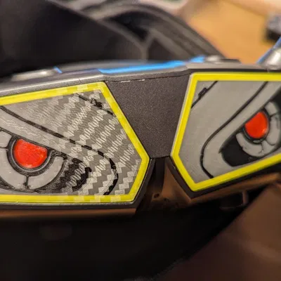 Nắp Trước Kính Walksnail Avatar X - Phong Cách Terminator