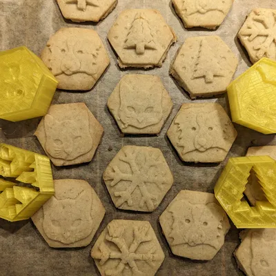 Khuôn Cắt Bánh Quy & Đóng Dấu Giáng Sinh Dễ Thương (Cây Thông, Tuyết, Mèo, Chó)