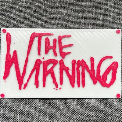 Biển Logo Cảnh Báo "The Warning"