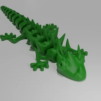 Thằn Lằn Khớp Nối Có Gai