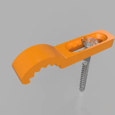 Kẹp giữ đèn, kẹp dây cáp, cố định đèn trang trí cho sân thượng đá