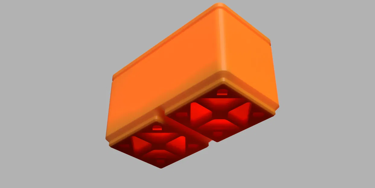 Hộp Gridfinity có Nhãn In được bằng Tham số bởi Pred - Image 4