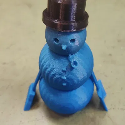 Người Tuyết Có Ống Hút