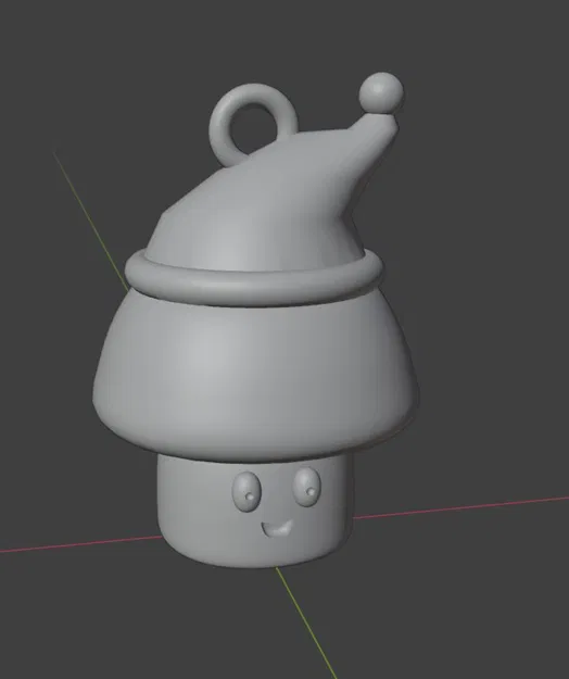 Móc Khóa Bạn Toad Mùa Giáng Sinh - Image 1