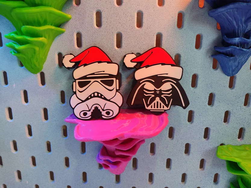 Nam châm Ông Già Noel Darth Vader và Stormtrooper - Image 1
