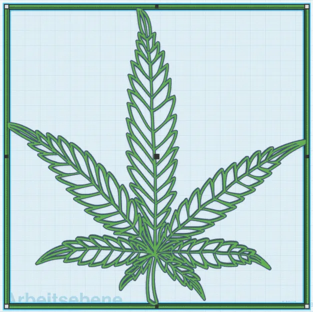 Tranh Treo Tường Lá Gai Dầu - Image 1