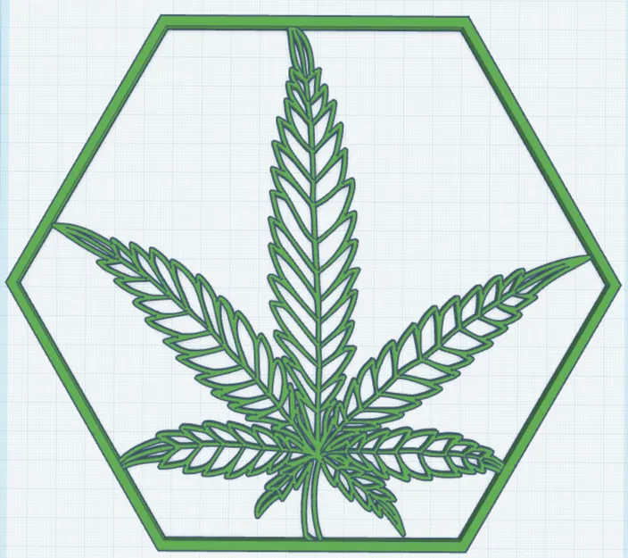 Tranh Treo Tường Lá Gai Dầu - Image 2