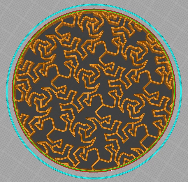 Mẫu Lòng Trong Kiểu Thằn Lằn Escher Cho Cura - Image 1