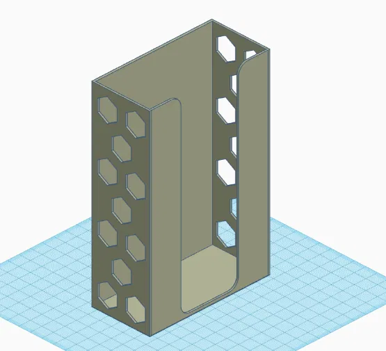 Hộp đựng giấy ăn hình lục giác phong cách châu Âu - Image 1