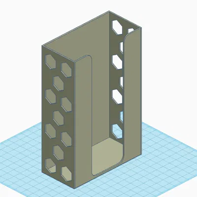 Hộp đựng giấy ăn hình lục giác phong cách châu Âu