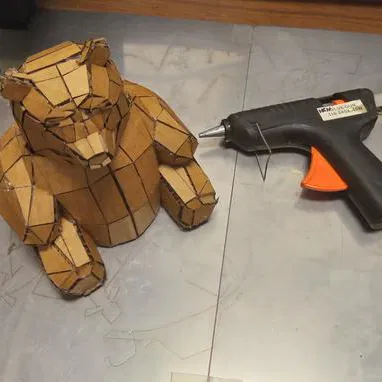 Tượng Gấu Ngồi, Low-poly