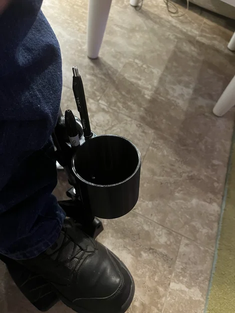 Giá đỡ ly và bút cho xe lăn có kèm chỗ để đồ - Image 2