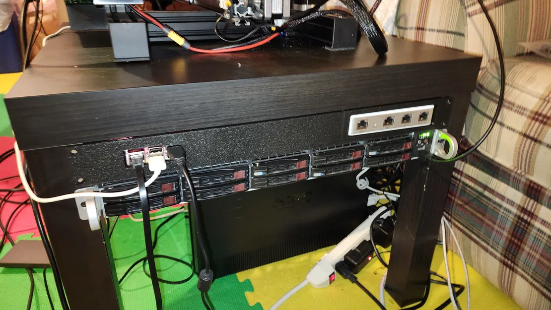 Giá đỡ rack Ubiquiti USG, Tấm che trống và Raspberry Pi - Image 1