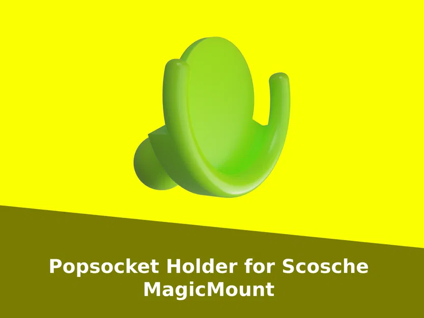 Đế Popsocket cho Giá đỡ Scosche MagicMount - Image 1