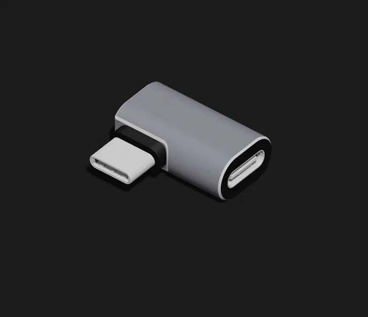 Mô hình tham khảo adapter USB-C góc vuông - Image 2