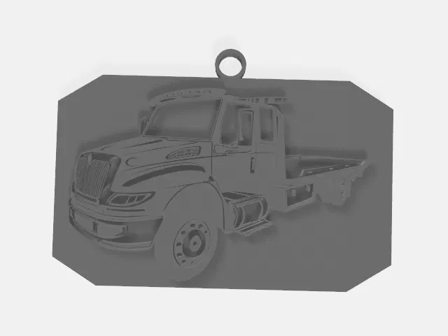 Móc Khóa Trang Trí Xe Cứu Hộ - Image 1