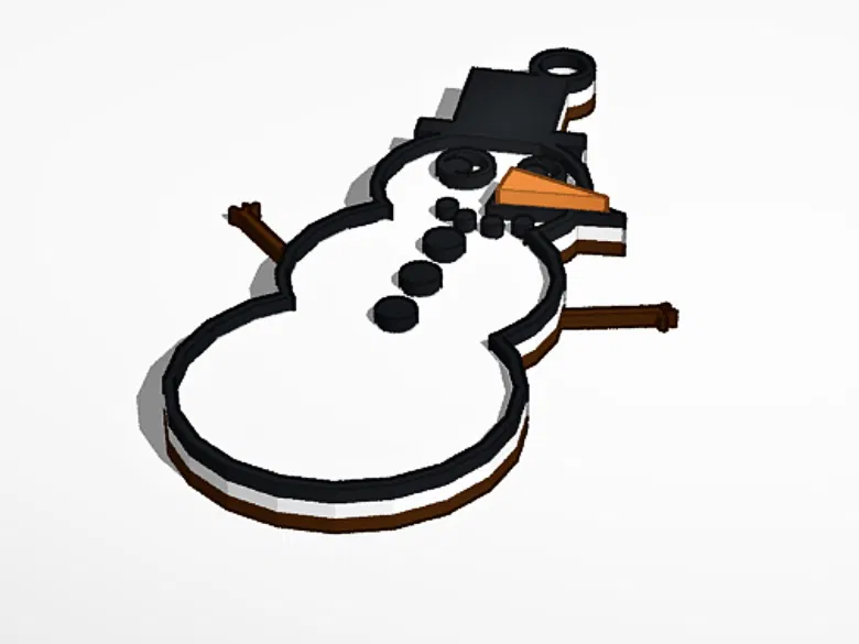 Bông Tai Người Tuyết Đa Sắc - Image 4