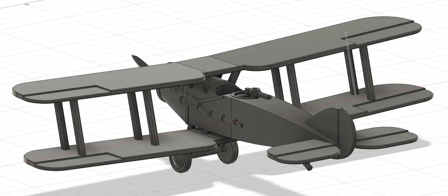 Mô Hình Máy Bay Bristol F2B Tỷ Lệ 1:42 - Image 2