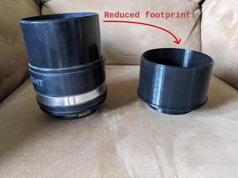 Cổng kết nối máy bào DeWalt tương thích Rockler Dust Right Quick Connect 4" - Image 1